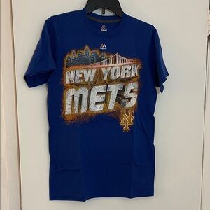 Majestic Blue New York Mets Tee